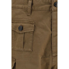 Dsquared² Brown Cotton Bermuda Shorts