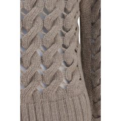 P.A.R.O.S.H. Beige Wool Oves Aries Turtleneck