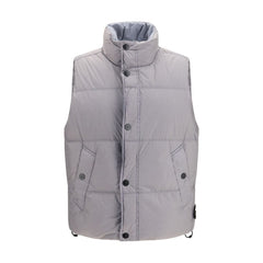 Stone Island Gray Goose Down Full-Length Jacket