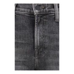 Mother Denim Gray Cotton Bootcut Jeans