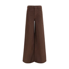 Mother Denim Brown Cotton Jeans Denim