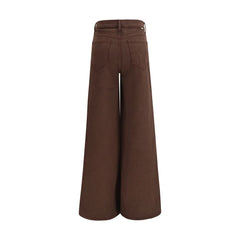 Mother Denim Brown Cotton Jeans Denim