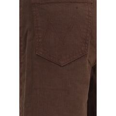 Mother Denim Brown Cotton Jeans Denim