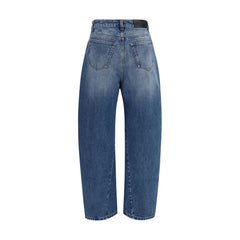 Givenchy Blue Cotton Relaxed Fit Jeans