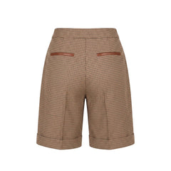 Trussardi Jeans Brown Viscose Women Shorts