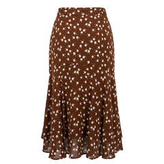 Trussardi Jeans Brown Viscose Women Skirt