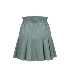 Trussardi Jeans Green Cotton Women Skirt