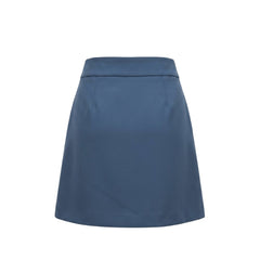 Trussardi Jeans Blue Polyester Women Skirt