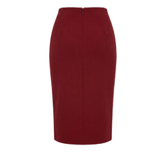 Trussardi Jeans Red Polyester Women Skirt