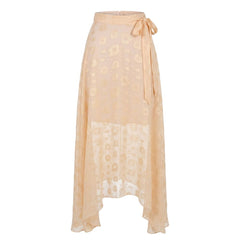 Trussardi Jeans Beige Polyester Womens Skirt