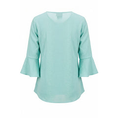 Trussardi Light Blue Cotton Women Shirt