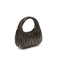 Miu Miu Brown Lamb Ovis Aries Aries Shoulder Bag