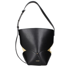 Jil Sander Black Leather Crossbody Bag