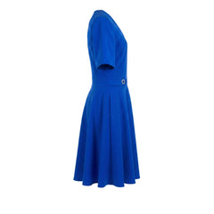 Trussardi Jeans Blue Poliestere Women Dress