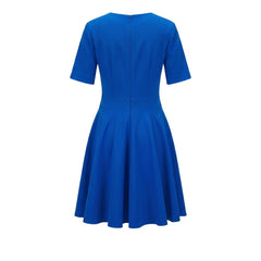 Trussardi Jeans Blue Poliestere Women Dress