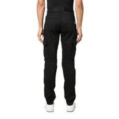 Balmain Black Cotton Cargo Pants