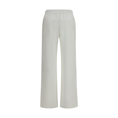 Moncler White Cotton Casual Pants