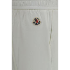 Moncler White Cotton Casual Pants