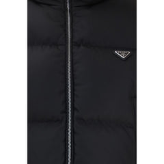 Prada Black Goose Down Full-Length Jacket