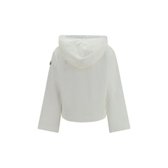 Moncler White Cotton Sweatshirt