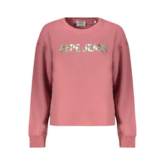Pepe Jeans Pink Cotton Women Sweatshirt
