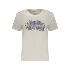 Pepe Jeans White Cotton Women's T-Shirt