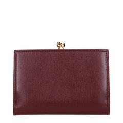 Jil Sander Red Leather Wallet