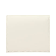 Jil Sander White Leather Wallet