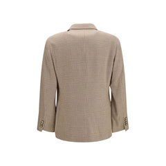 Brunello Cucinelli Beige Cotton Blazer