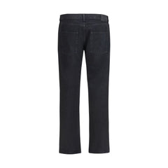 Saint Laurent Black Cotton Slim Fit Jeans