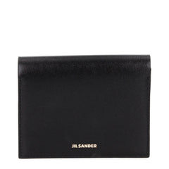 Jil Sander Black Leather Cardholder