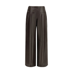 Arma Brown Leather Pants