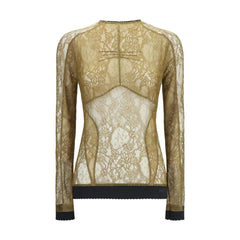 The Attico Bicolor Polyamide Blouse