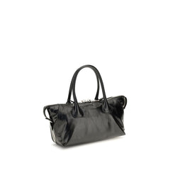 Miu Miu Black Calf Leather Bos Taurus Handbag