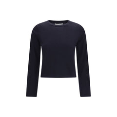 Extreme Cashmere Blue Cotton Long Sleeve T-Shirt