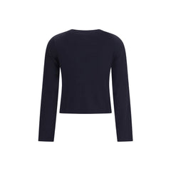 Extreme Cashmere Blue Cotton Long Sleeve T-Shirt