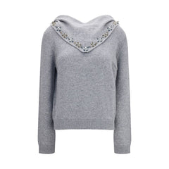 Prada Gray Cashmere Sweatshirt
