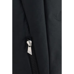 The Attico Black Cotton Full-Length Jacket