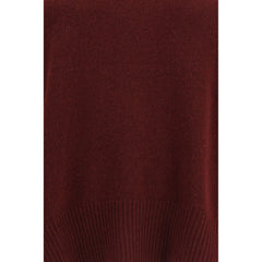 Allude Bordeaux Cashmere Sweatshirt