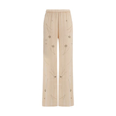 Forte_Forte Multicolor Viscose Flared Pants