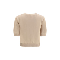 Max Mara Beige Cotton Sweatshirt