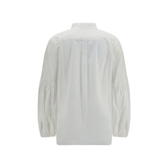Max Mara White Cotton Blouse