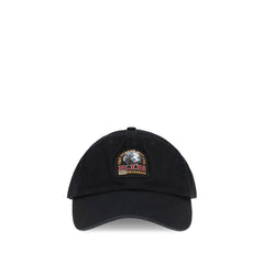 Parajumpers Black Cotton Cap (Baseball Hat)