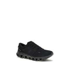 ON Black Fabric Athletic Sneakers