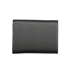 Mario Valentino Black Polyurethane Women's Wallet