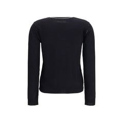 MM6 Black Wool Oves Aries Cardigan