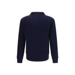 Brooksfield Blue Wool Oves Aries Cardigan