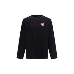 Canada Goose Black Cotton Long Sleeve T-Shirt