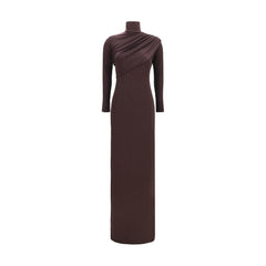 Courrèges Brown Viscose Casual Dress