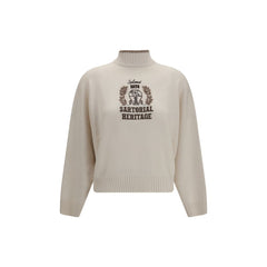 Brunello Cucinelli White Cashmere Sweater